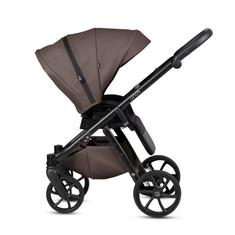 Коляска 2 в 1 TUTIS Uno6 Plus Leather Cioccolata