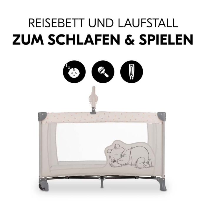 Манеж Hauck Dream N Play Go Pooh Rainbow Beige