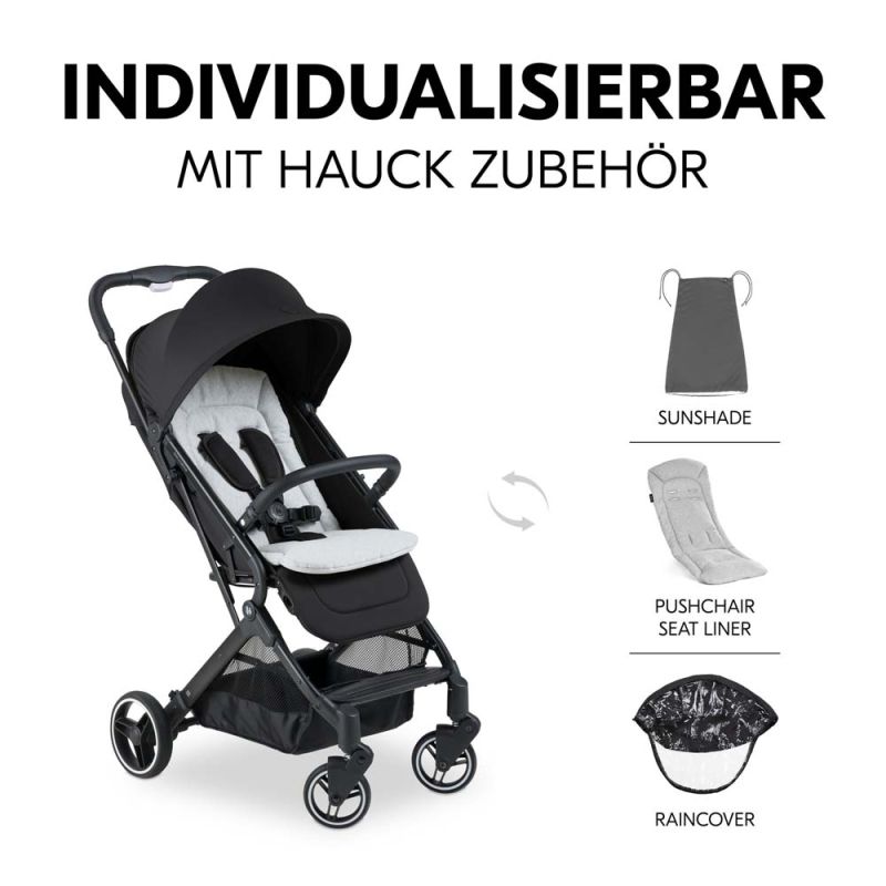 Прогулочная коляска Hauck Travel N Care Plus Black