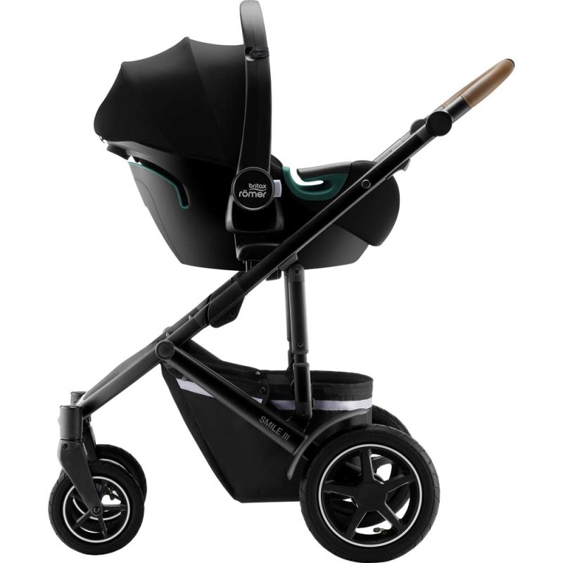 Автокрісло BRITAX-ROMER BABY-SAFE3 i-SIZE Space Black з платформою FLEX BASE