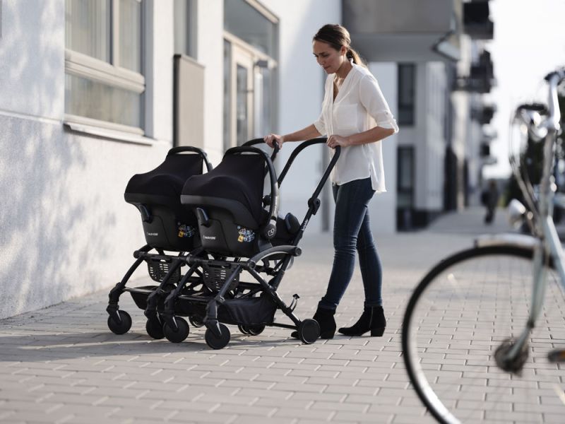 Прогулочная коляска Bumprider Connect3 Black-Navy
