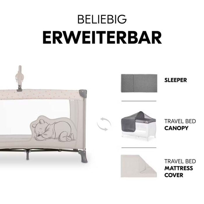 Манеж Hauck Dream N Play Go Pooh Rainbow Beige