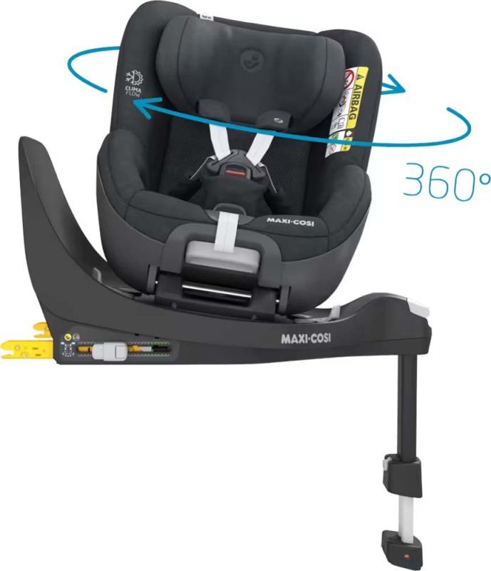 Автокресло MAXI-COSI Pearl 360 2 Authentic Graphite без вкладыша