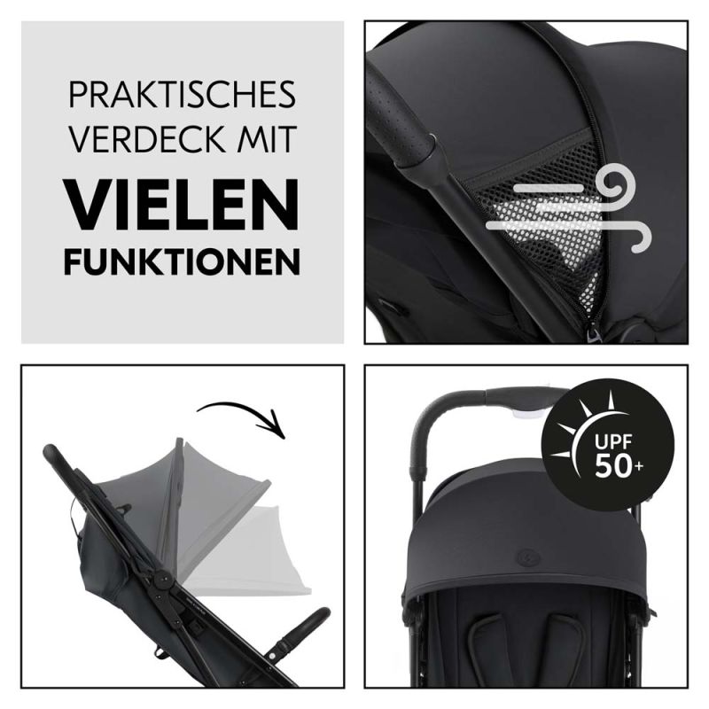 Прогулочная коляска Hauck Travel N Care Plus Black