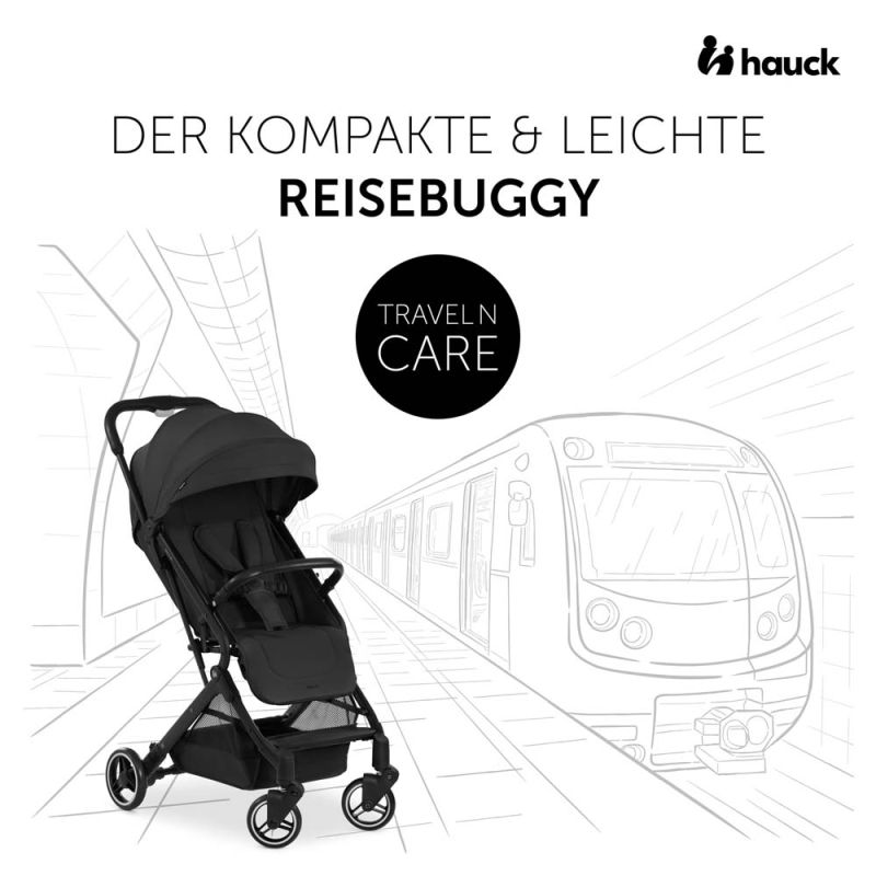 Прогулочная коляска Hauck Travel N Care Black