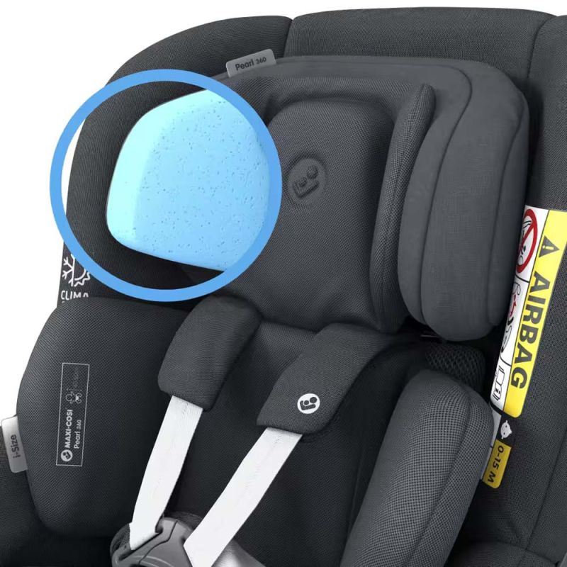 Автокресло MAXI-COSI Pearl 360 2 Authentic Graphite без вкладыша