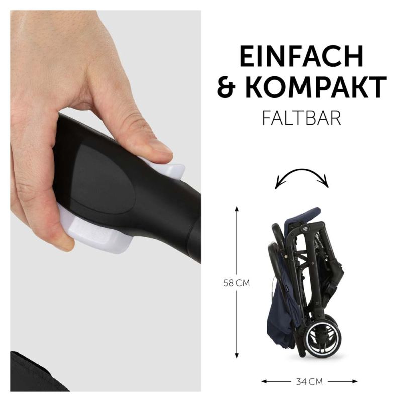 Прогулочная коляска Hauck Travel N Care Dark Navy Blue