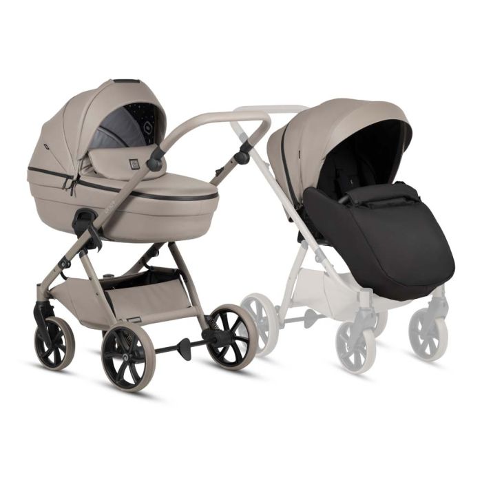 Коляска 2 в 1 TUTIS Uno6 Plus Leather Nocciola
