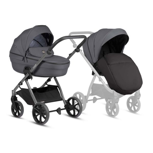 Коляска 2 в 1 TUTIS Uno6 Plus Essential Antracite