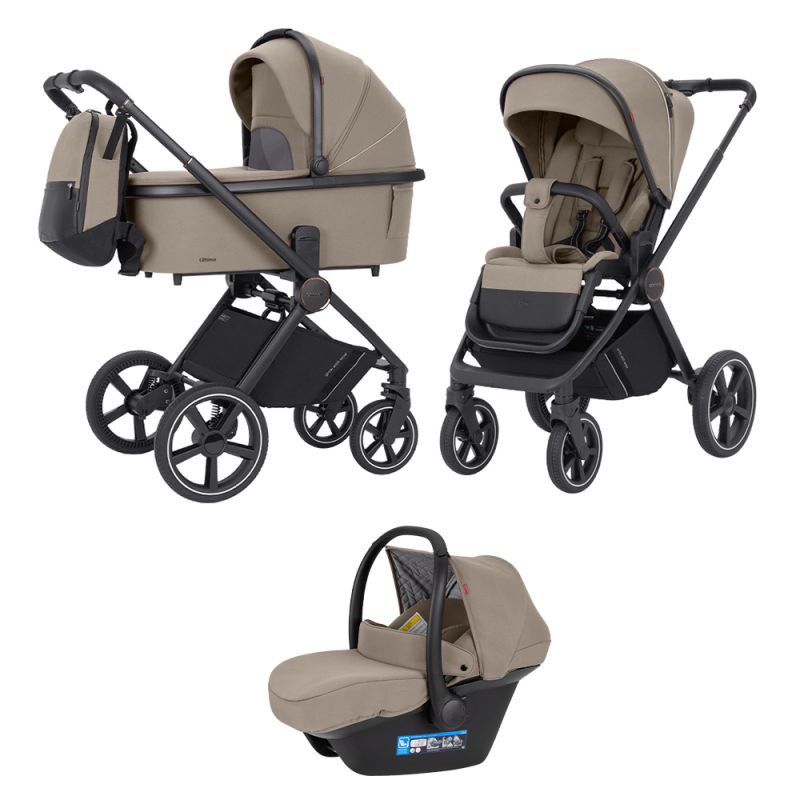 Коляска 3 в 1 CARRELLO Ultimo CRL-6519 Pearl Beige
