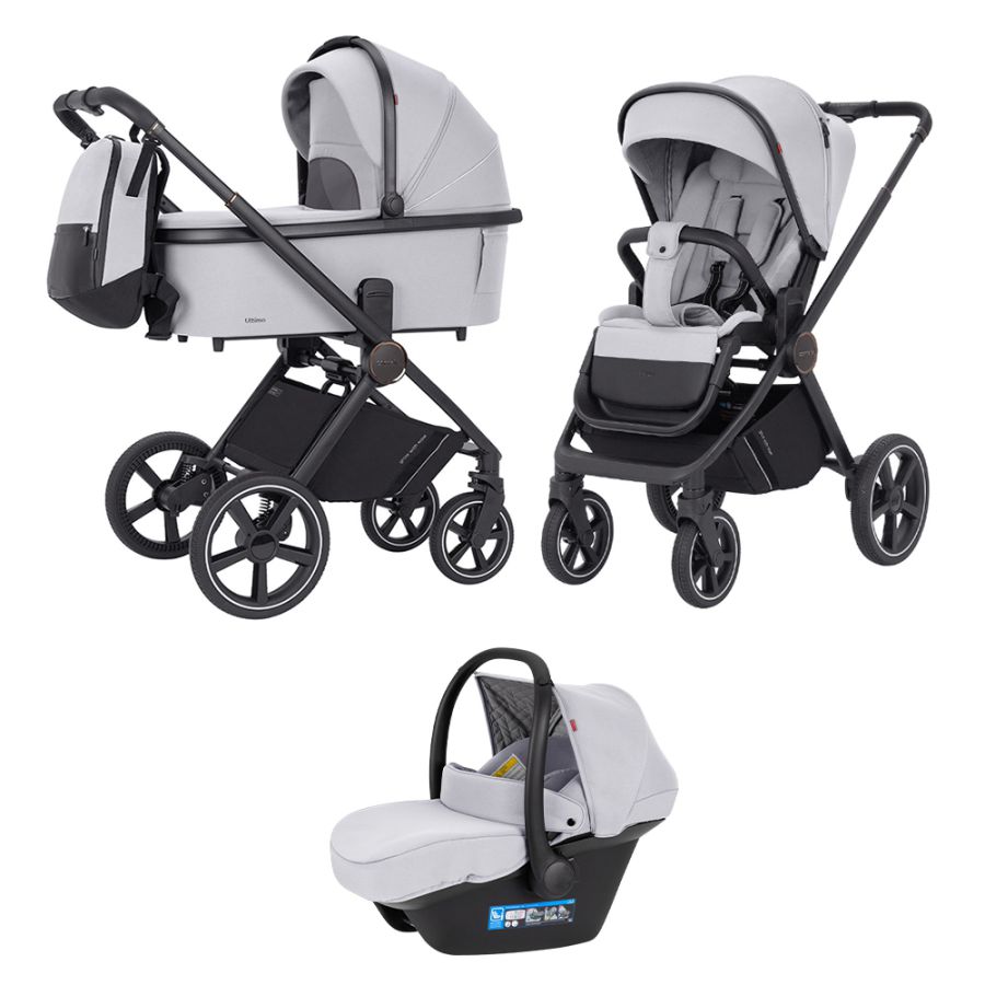 Коляска 3 в 1 CARRELLO Ultimo CRL-6519 Arctic Grey