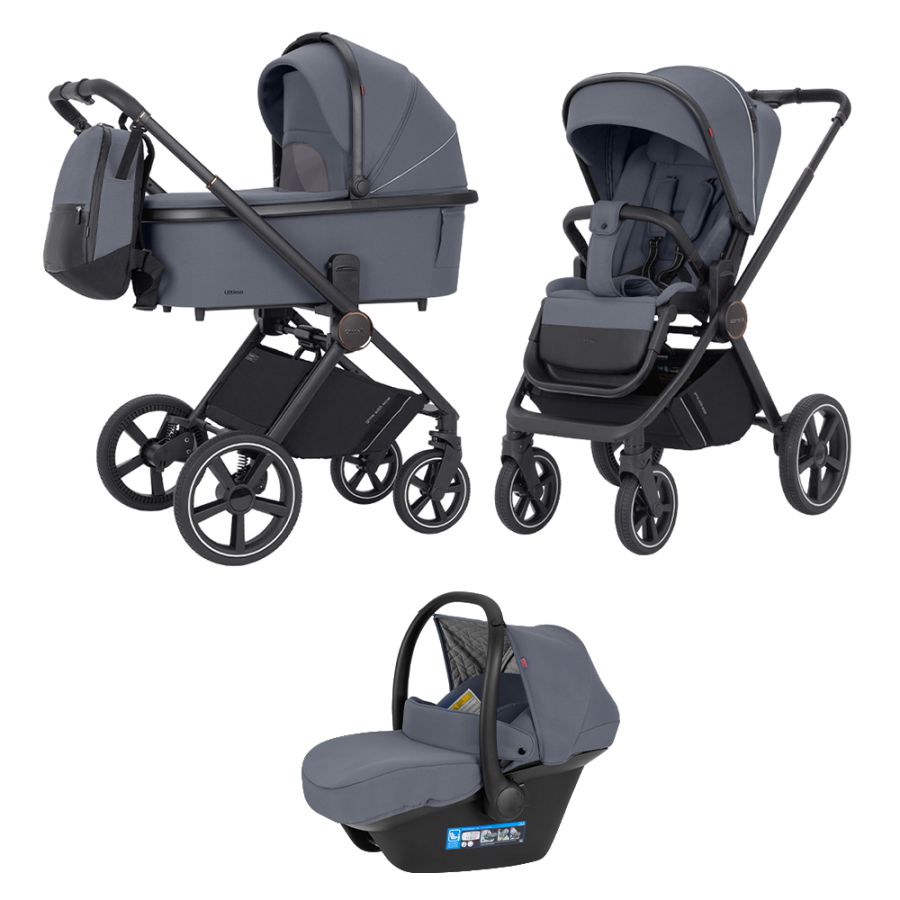 Коляска 3 в 1 CARRELLO Ultimo CRL-6519 Cool Grey