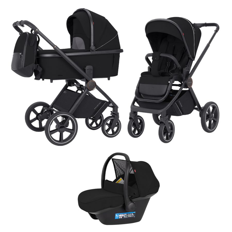 Коляска 3 в 1 CARRELLO Ultimo CRL-6519 Sable Black