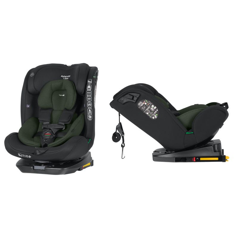 Автокрісло CARRELLO Asteroid i-Size CRL-17001 Hunter Green 40-150см ISOFIX з поворотом