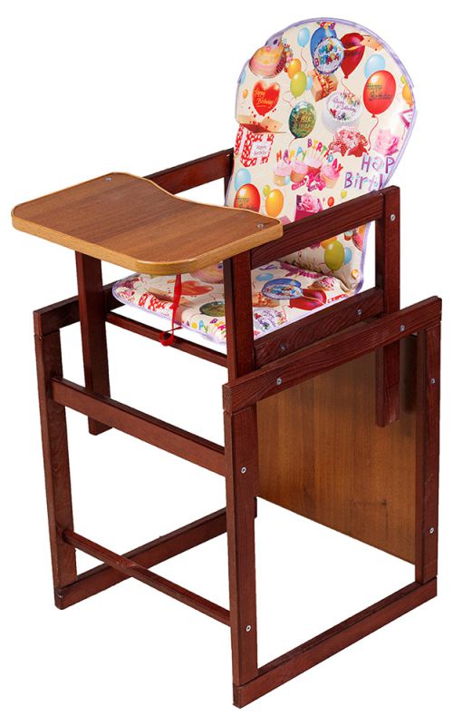 Стільчик-трансформер Наталка Зайчик-22 темний бежевий (happy birthday)