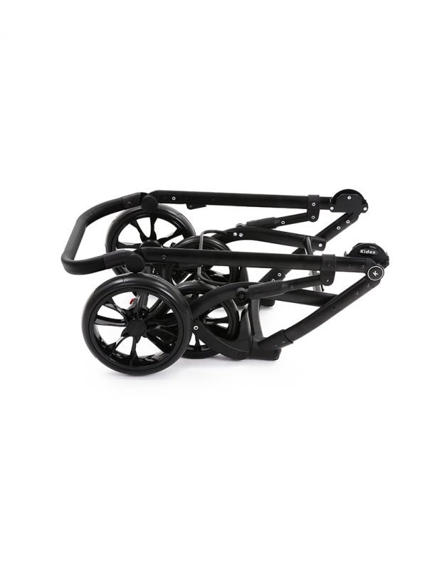 Коляска 2 в 1 Kidex K-Style Caramel Handle Black