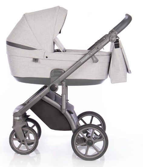 Коляска 2 в 1 Roan Bloom Grey Powder, сірий