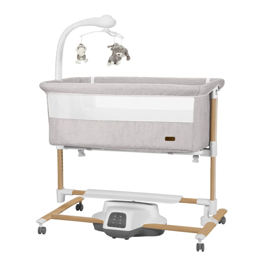 Детская кроватка-качалка CARRELLO Bloom CRL-10304 Silk Beige Wooden