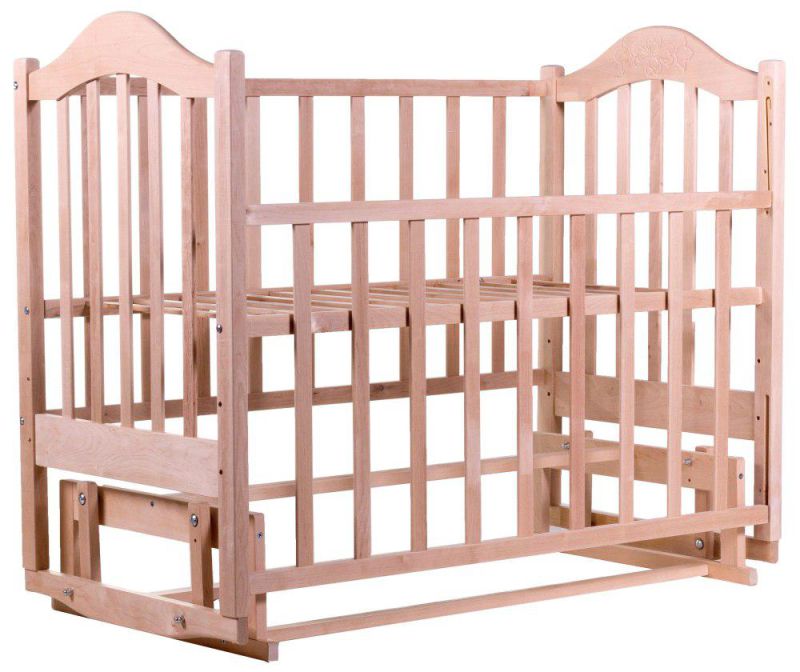 Кровать Babyroom Дина D200 маятник  без лака
