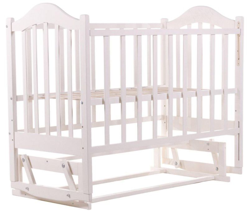 Кровать Babyroom Дина D201 маятник  белая