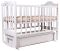 Ліжко Babyroom Діна D301 маятник, ящик біле