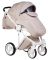 Коляска 2 в 1 Adamex Luciano кожа 100% 11S светло-капучино кожа