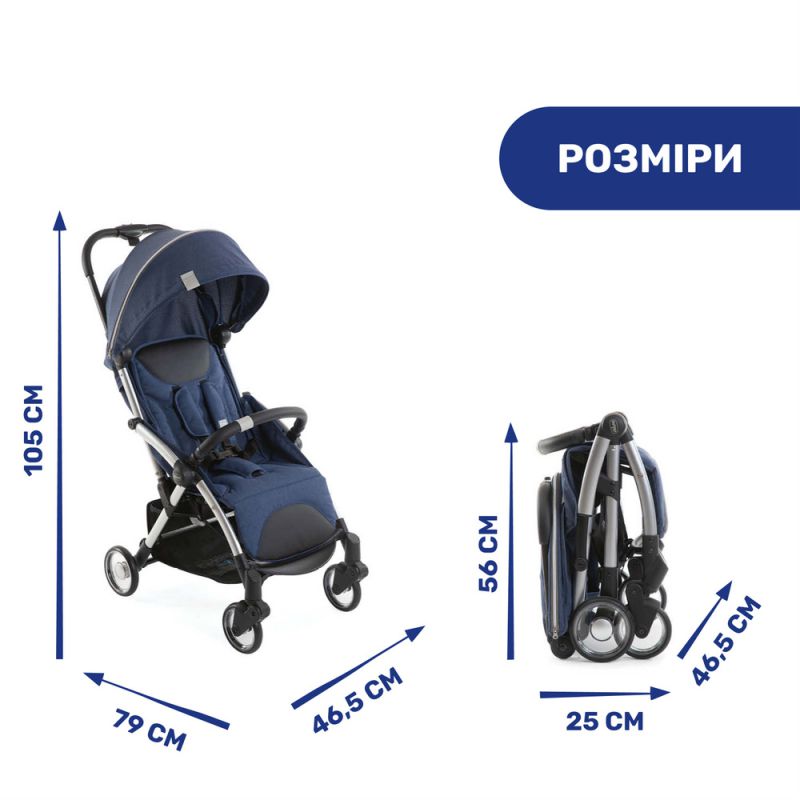 Прогулянкова коляска Chicco Goody Plus Indigo