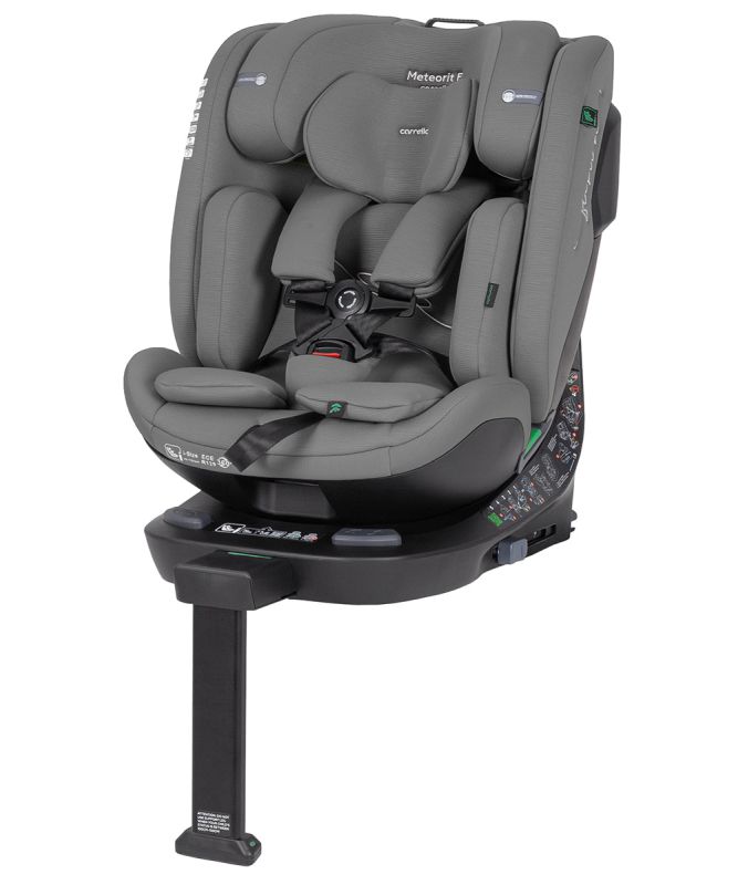 Автокрісло CARRELLO Meteorit Fusion CRL-15101 Seashell Grey i-Size 40-150см ISOFIX, поворот, опорна стійка