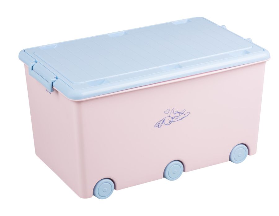 Ящик для игрушек Tega Little Bunnies KR-010 104 light pink