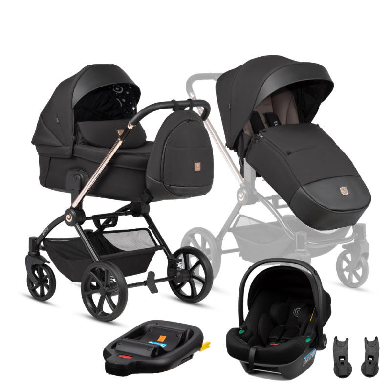 Коляска 2 в 1 TUTIS GIO+ Nero