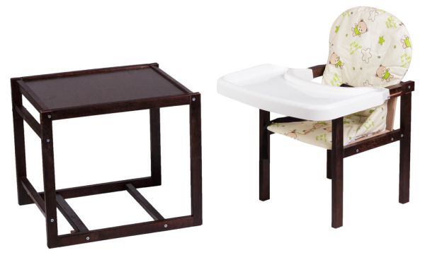 Стульчик- трансформер Babyroom Пони-220 тонированный пластиковая столешница  желтый (мишки, звезды) Стульчик- трансформер Babyroom Пони-220 тонированный пластиковая столешница  желтый (мишки, звезды)