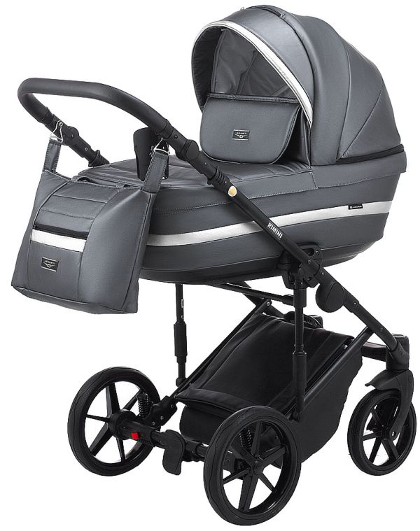 Коляска 2 в 1 Adamex Rimini ECO шкіра 100% RI-253