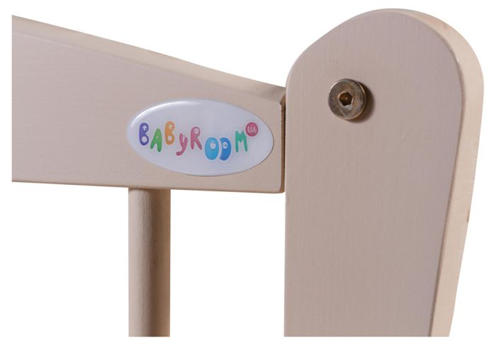 Ліжко Babyroom Еліт різьблення маятник, ящик, відкидний бік DER-7 бук слонова кістка
