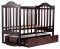 Кровать Babyroom Дина D303 маятник, ящик  венге
