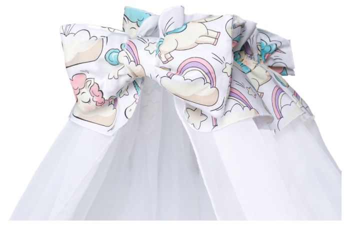 Дитяча постільна білизна Babyroom Comfort-08 unicorn білий (єдинороги)