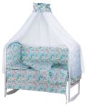 Дитяча постільна білизна Babyroom Comfort-08 unicorn блакитний (єдинороги)