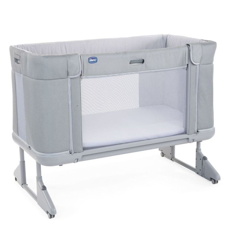 Приставная кроватка Chicco Next2Me Forever Cool Grey