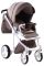 Коляска 2 в 1 Adamex Luciano jeans Q213 капучино (узор)