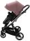 Коляска 2 в 1 Bair Electra B-touch system BE-04 dark pink (рожевий)