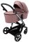 Коляска 2 в 1 Bair Electra B-touch system BE-04 dark pink (рожевий)