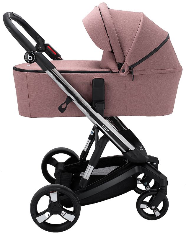Коляска 2 в 1 Bair Electra B-touch system BE-04 dark pink (рожевий)