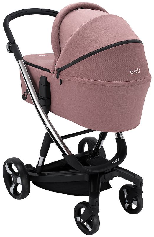 Коляска 2 в 1 Bair Electra B-touch system BE-04 dark pink (рожевий)