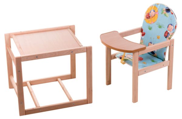 Стільчик-трансформер Наталка Зайчик-01 економ блакитний ( сонечка)