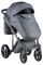 Коляска 2 в 1 Adamex Luciano jeans Q2 серый (серая рама)