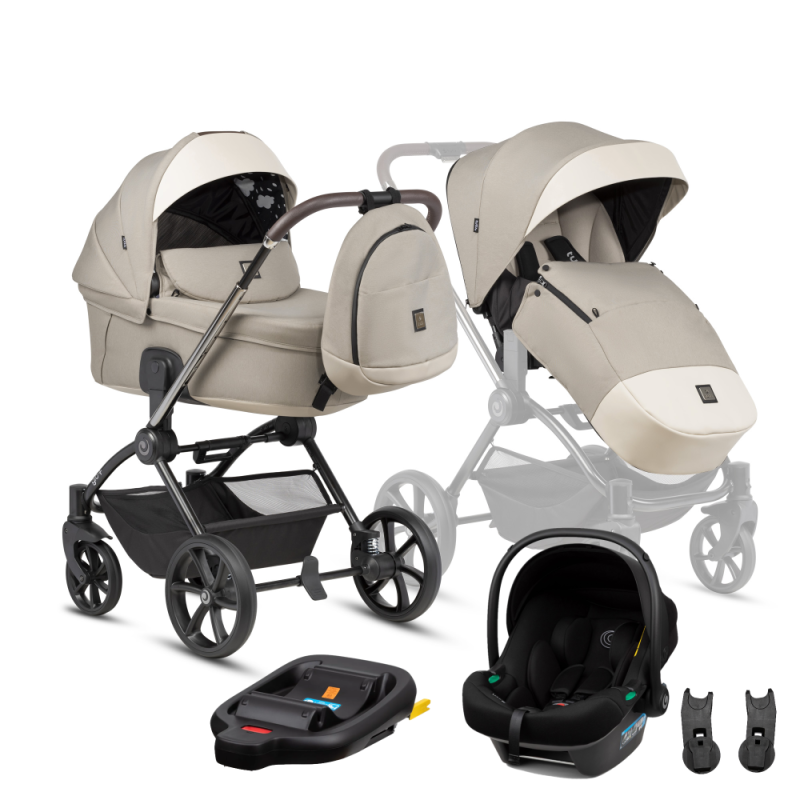 Коляска 2 в 1 TUTIS GIO+ Beige