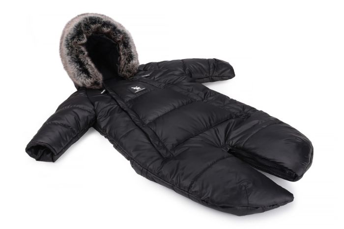 Зимний комбинезон - трансформер Cottonmoose Moose 0-6 M 767/65 black (черный)