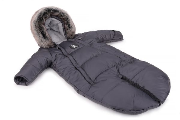 Зимний комбинезон - трансформер Cottonmoose Moose 0-6 M 767/68 graphite (графит)