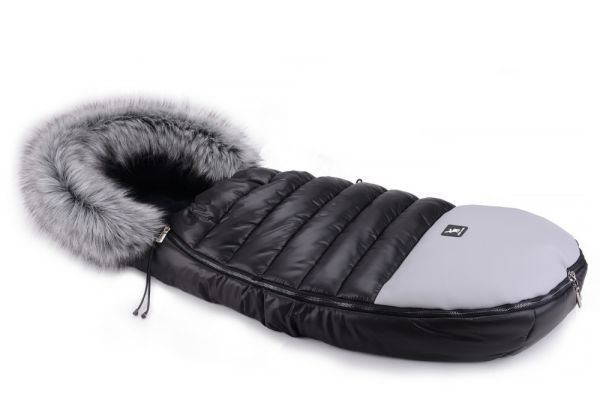 Зимний конверт Cottonmoose Alaska Premium 729/65/107/142 gray (черный-серый)