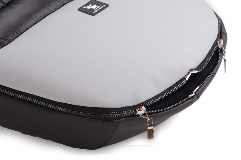 Зимний конверт Cottonmoose Alaska Premium 729/65/107/142 gray (черный-серый)