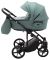 Коляска 2 в 1 Adamex Porto Light ECO кожа 100% SA-20 нефрит